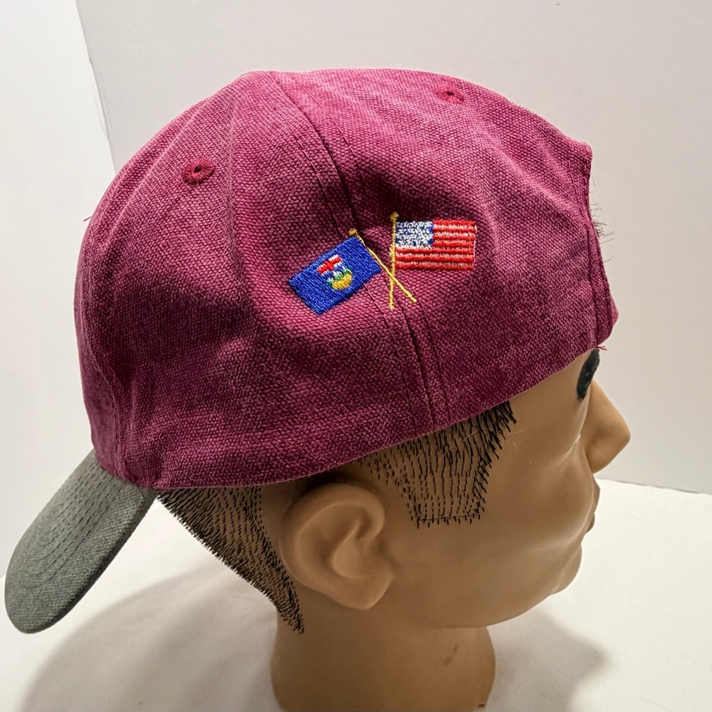 KOS Corp Men’s Hat Burgundy & Gray
